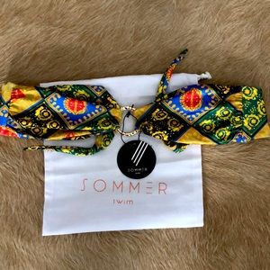 Sommer Swim Bandeau Top SIZE: Small